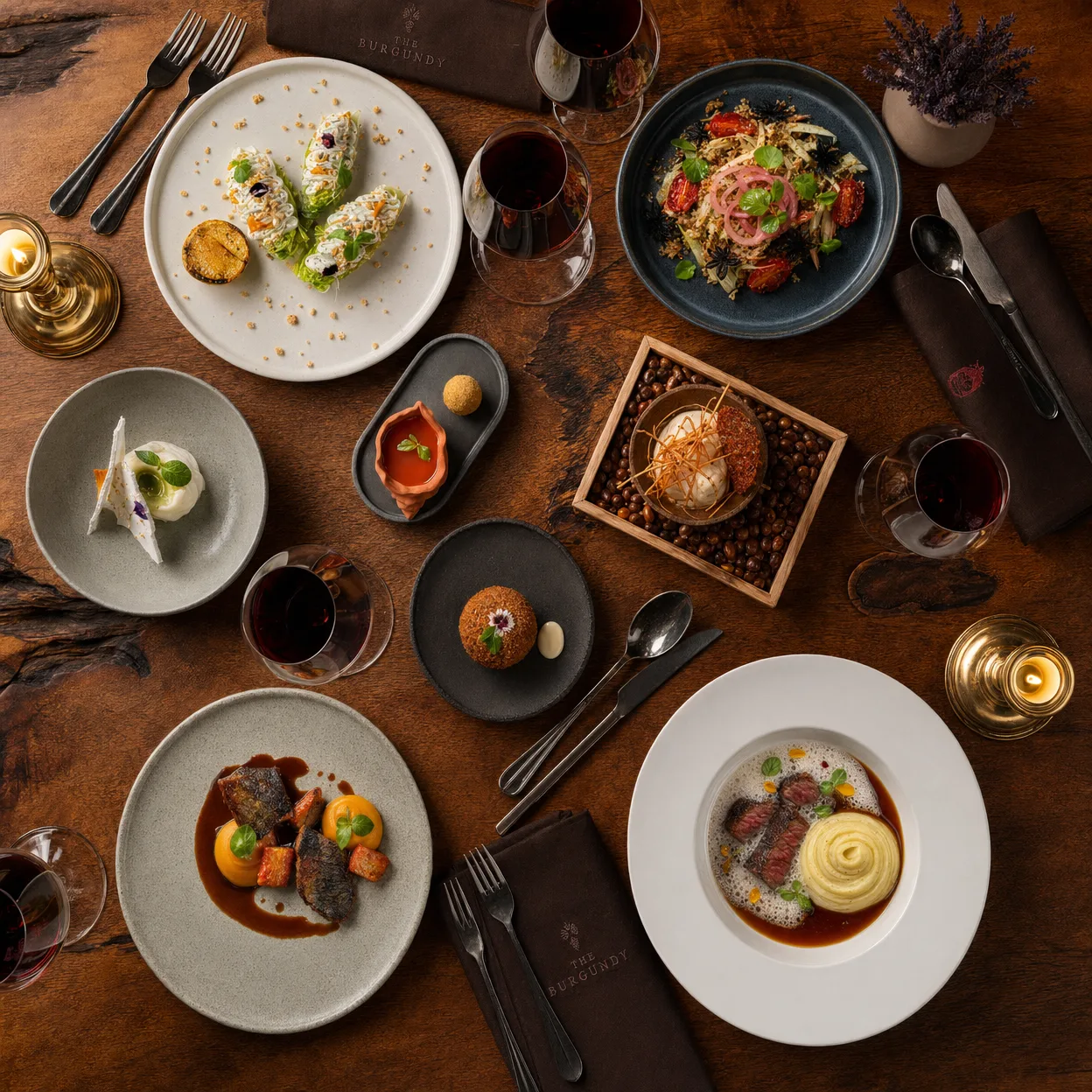 Grand table overhead